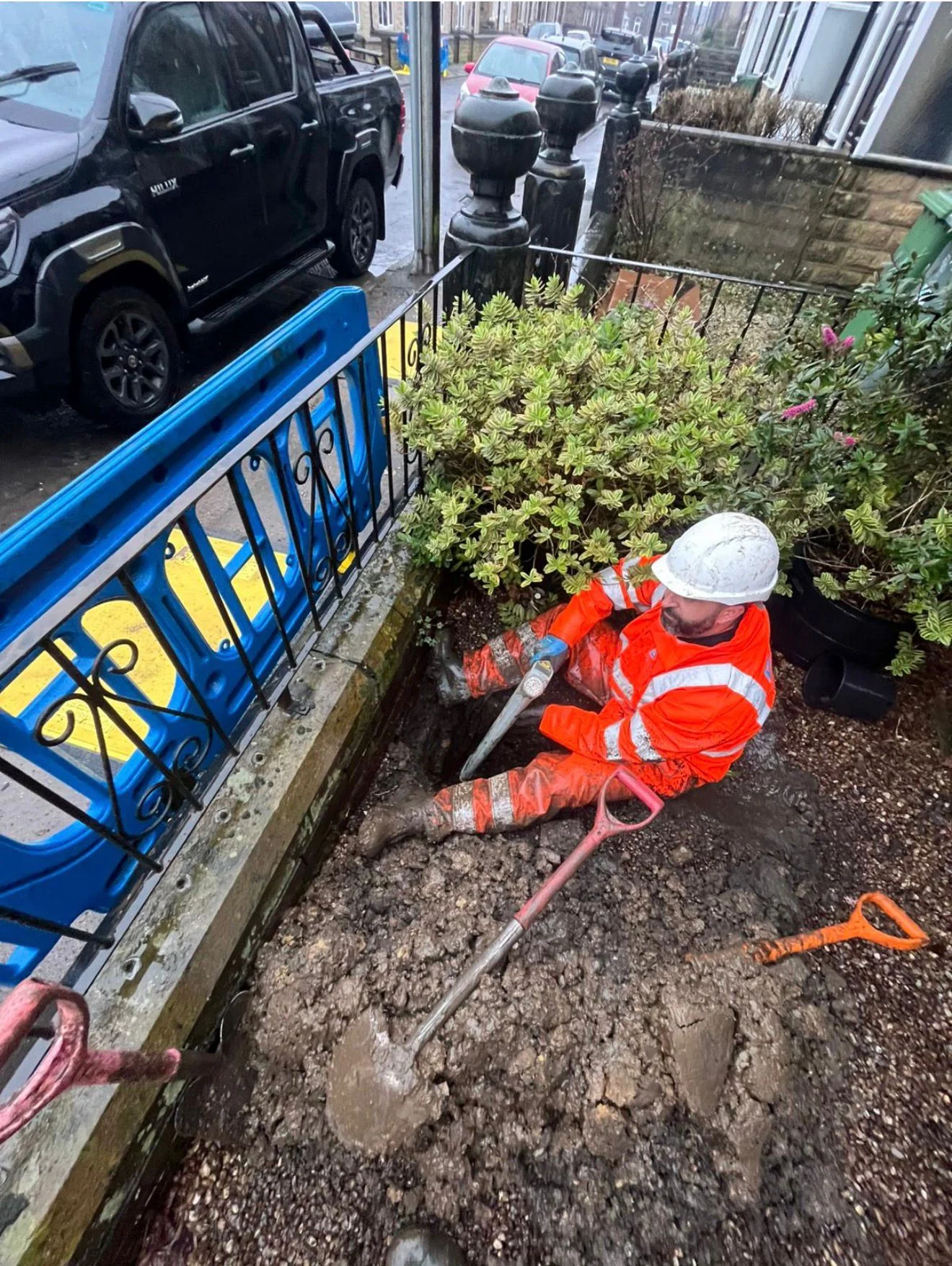 Drainage system installation